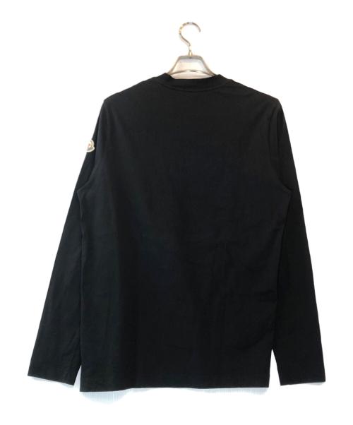 MONCLER（モンクレール）MONCLER (モンクレール) T-SHIRT MANICA LUNGA L/S ブラック サイズ:Mの古着・服飾アイテム