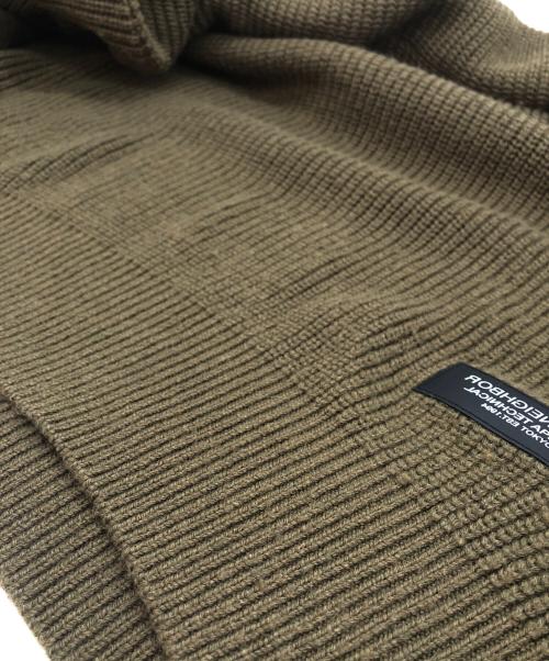 NEIGHBORHOOD（ネイバーフッド）NEIGHBORHOOD (ネイバーフッド) オーバーサイズクルーネックニット オリーブ サイズ:XLの古着・服飾アイテム