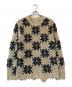 BED J.W. FORD（ベッドフォード）の古着「Snow Pattern Crew Neck Knit」｜マルチカラー