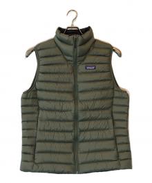 Patagonia（パタゴニア）の古着「ダウン・セーター・ベスト」｜カーキ