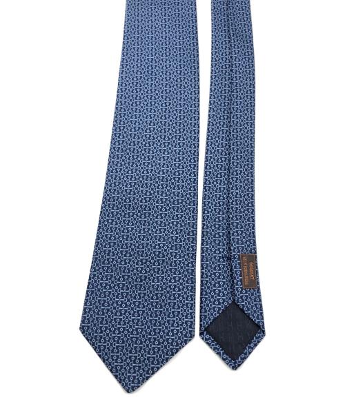 HERMES（エルメス）HERMES (エルメス) シルクネクタイ ネイビー サイズ:下記参照の古着・服飾アイテム