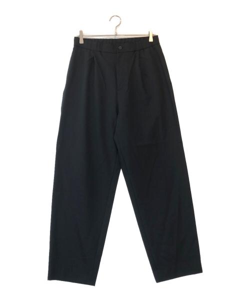ATON（エイトン）ATON (エイトン) Wool Tropical Tapered Easy Pants ブラック サイズ:06の古着・服飾アイテム