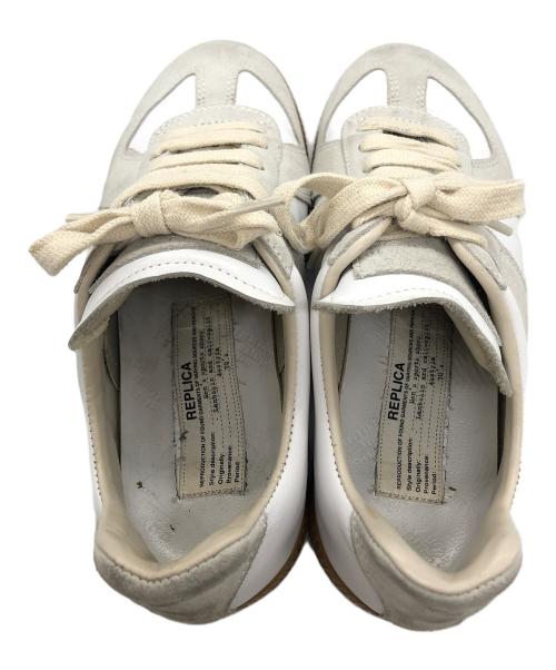 Maison Margiela（メゾンマルジェラ）Maison Margiela (メゾンマルジェラ) ジャーマントレーナースニーカー ホワイト サイズ:36の古着・服飾アイテム