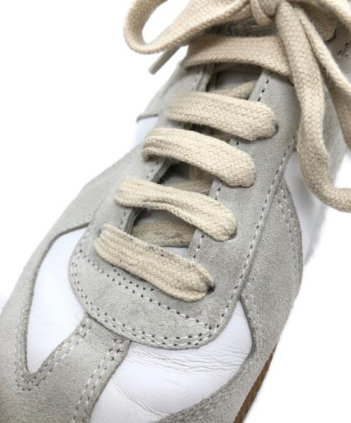 Maison Margiela（メゾンマルジェラ）Maison Margiela (メゾンマルジェラ) ジャーマントレーナースニーカー ホワイト サイズ:36の古着・服飾アイテム