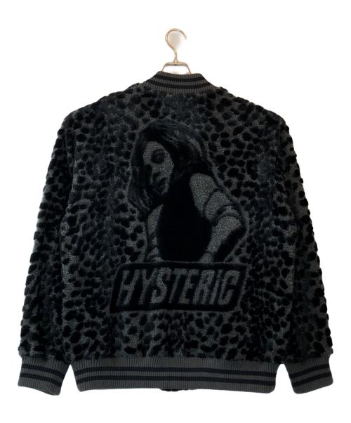 Hysteric Glamour（ヒステリックグラマー）Hysteric Glamour (ヒステリックグラマー) VIXEN GIRL CHEETAH柄 ジャカードジャンパー グレー サイズ:XLの古着・服飾アイテム