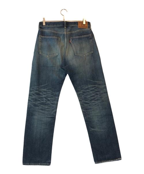 Hysteric Glamour（ヒステリックグラマー）Hysteric Glamour (ヒステリックグラマー) RCR加工 50’S XXデニムストレートパンツ ブルー サイズ:W32の古着・服飾アイテム