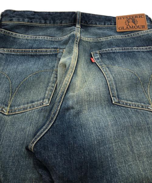 Hysteric Glamour（ヒステリックグラマー）Hysteric Glamour (ヒステリックグラマー) RCR加工 50’S XXデニムストレートパンツ ブルー サイズ:W32の古着・服飾アイテム