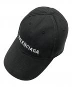BALENCIAGAバレンシアガ）の古着「ベースボールキャップ」｜ブラック