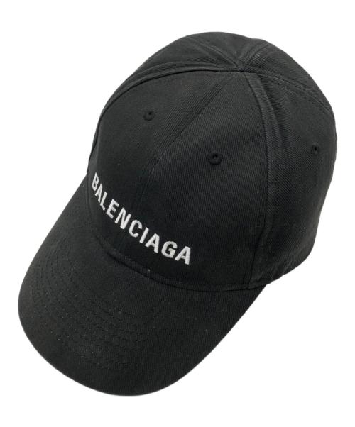 BALENCIAGA（バレンシアガ）BALENCIAGA (バレンシアガ) ベースボールキャップ ブラック サイズ:Lの古着・服飾アイテム