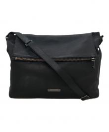 COACH（コーチ）の古着「トンプソン レザーメッセンジャーバッグ」｜ブラック
