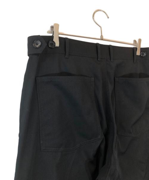 COMME des GARCONS HOMME DEUX（コムデギャルソン オム ドゥ）COMME des GARCONS HOMME DEUX (コムデギャルソン オム ドゥ) テーパード ワークパンツ ブラック サイズ:Lの古着・服飾アイテム