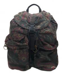 Barbour×Noah（バブアー×ノア）の古着「ペイズリーバックパック」｜ブラック