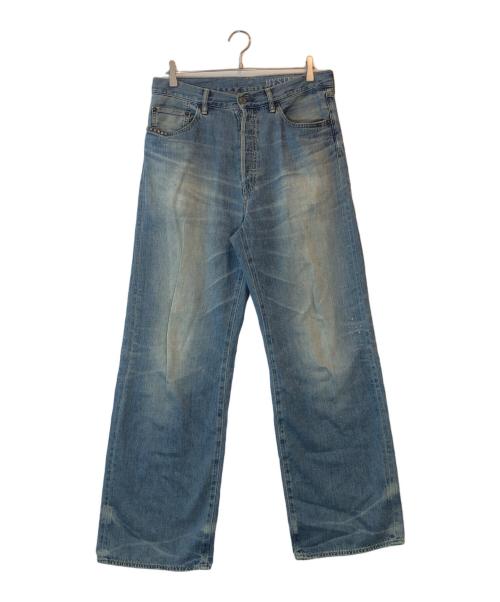 Hysteric Glamour（ヒステリックグラマー）Hysteric Glamour (ヒステリックグラマー) CH加工 バギーパンツ ブルー サイズ:32の古着・服飾アイテム