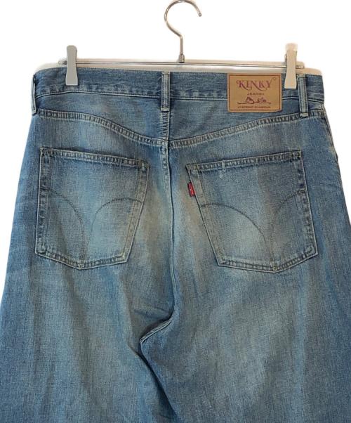 Hysteric Glamour（ヒステリックグラマー）Hysteric Glamour (ヒステリックグラマー) CH加工 バギーパンツ ブルー サイズ:32の古着・服飾アイテム