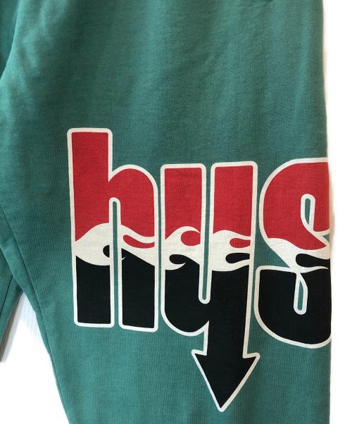 Hysteric Glamour（ヒステリックグラマー）Hysteric Glamour (ヒステリックグラマー) HYS FLARE LOGO スウェットパンツ グリーン サイズ:Lの古着・服飾アイテム