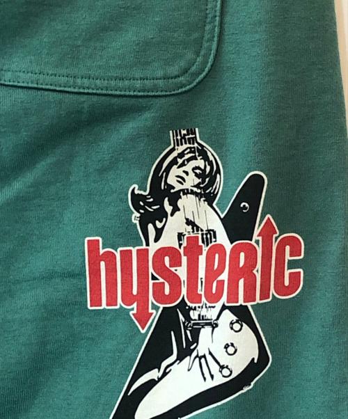 Hysteric Glamour（ヒステリックグラマー）Hysteric Glamour (ヒステリックグラマー) HYS FLARE LOGO スウェットパンツ グリーン サイズ:Lの古着・服飾アイテム