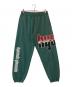 Hysteric Glamour（ヒステリックグラマー）の古着「HYS FLARE LOGO スウェットパンツ」｜グリーン