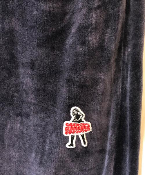 Hysteric Glamour（ヒステリックグラマー）Hysteric Glamour (ヒステリックグラマー) VIXEN GIRLワッペン トラックパンツ ネイビー サイズ:Lの古着・服飾アイテム
