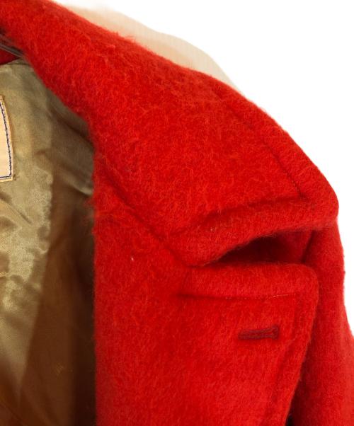 HERCULES（ヘラクレス）HERCULES (ヘラクレス) ウールコート レッド サイズ:４２の古着・服飾アイテム
