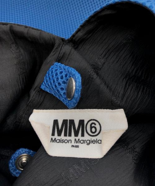 MM6 Maison Margiela（エムエムシックスメゾンマルジェラ）MM6 Maison Margiela (エムエムシックスメゾンマルジェラ) ジャパニーズメッシュトートバッグ ブルーの古着・服飾アイテム
