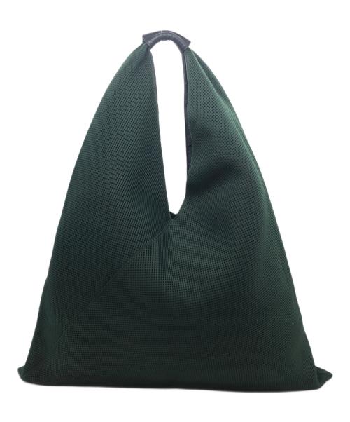 MM6 Maison Margiela（エムエムシックスメゾンマルジェラ）MM6 Maison Margiela (エムエムシックスメゾンマルジェラ) ジャパニーズメッシュトートバッグ グリーンの古着・服飾アイテム