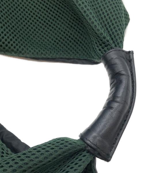 MM6 Maison Margiela（エムエムシックスメゾンマルジェラ）MM6 Maison Margiela (エムエムシックスメゾンマルジェラ) ジャパニーズメッシュトートバッグ グリーンの古着・服飾アイテム