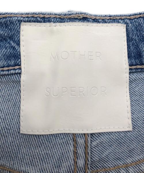 mother（マザー）mother (マザー) ワイドデニムパンツ ブルー サイズ:24の古着・服飾アイテム