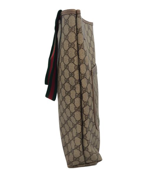 GUCCI（グッチ）GUCCI (グッチ) レザートートバッグ ベージュの古着・服飾アイテム