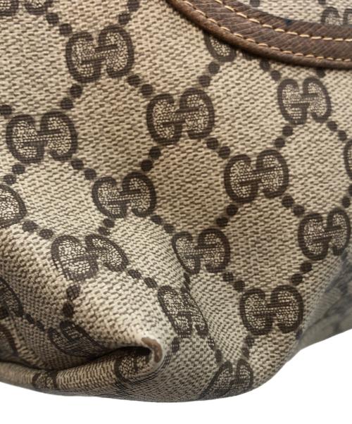 GUCCI（グッチ）GUCCI (グッチ) レザートートバッグ ベージュの古着・服飾アイテム
