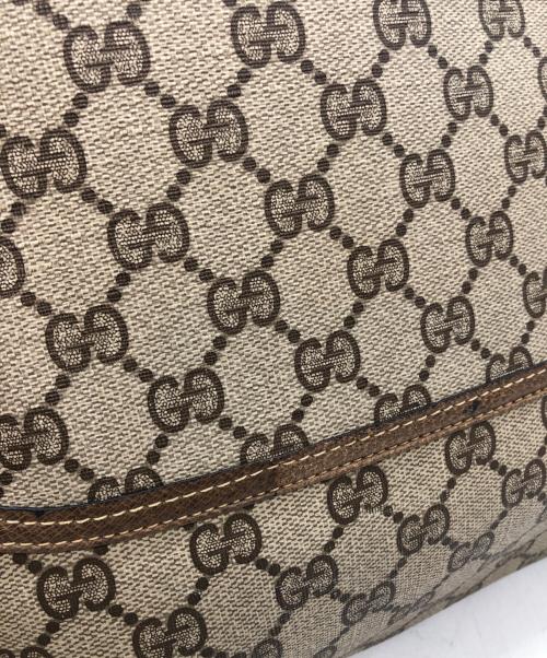 GUCCI（グッチ）GUCCI (グッチ) レザートートバッグ ベージュの古着・服飾アイテム