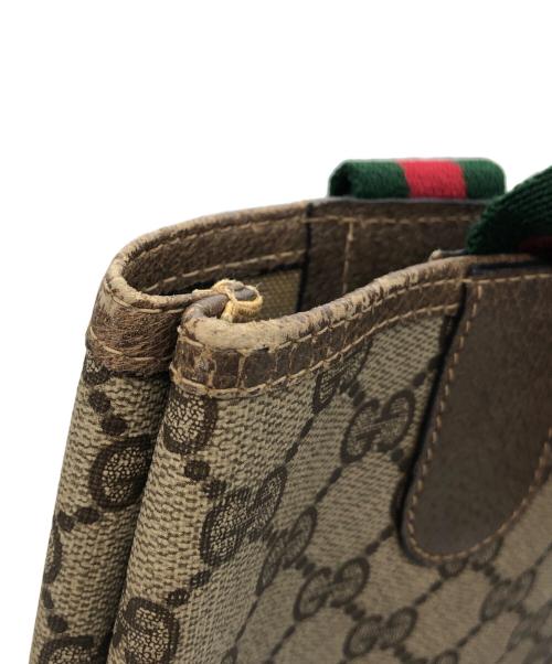 GUCCI（グッチ）GUCCI (グッチ) レザートートバッグ ベージュの古着・服飾アイテム