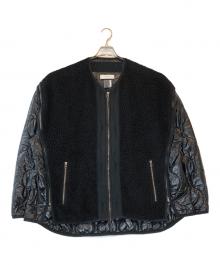 FACETASM（ファセッタズム）の古着「ZIPPER SHERPA QUILTED LINER JACKET」｜ブラック