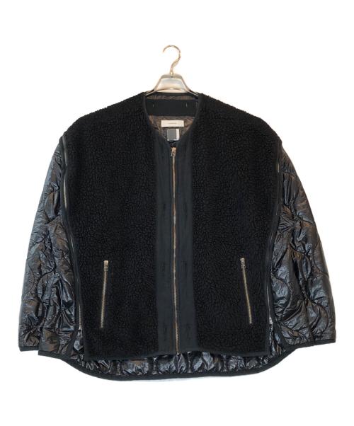 FACETASM（ファセッタズム）FACETASM (ファセッタズム) ZIPPER SHERPA QUILTED LINER JACKET ブラック サイズ:4の古着・服飾アイテム