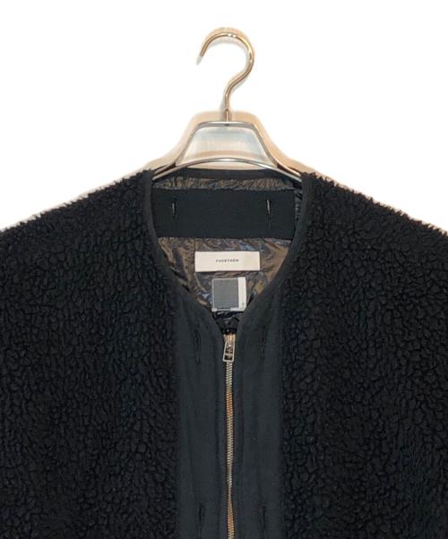 FACETASM（ファセッタズム）FACETASM (ファセッタズム) ZIPPER SHERPA QUILTED LINER JACKET ブラック サイズ:4の古着・服飾アイテム
