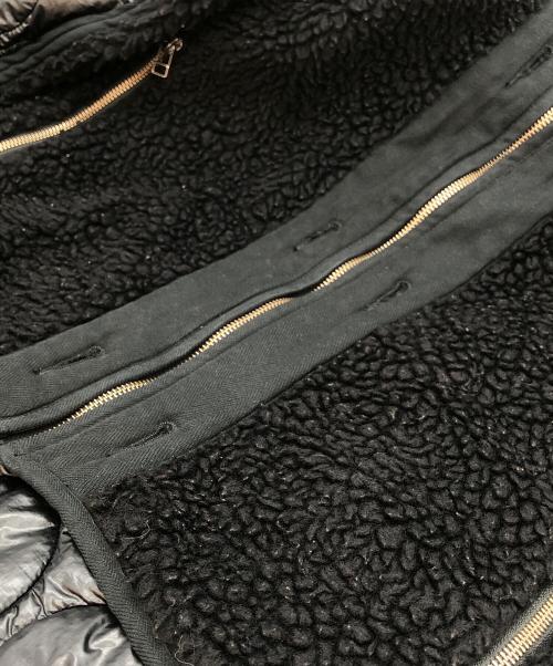 FACETASM（ファセッタズム）FACETASM (ファセッタズム) ZIPPER SHERPA QUILTED LINER JACKET ブラック サイズ:4の古着・服飾アイテム