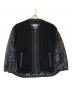 FACETASM（ファセッタズム）の古着「ZIPPER SHERPA QUILTED LINER JACKET」｜ブラック