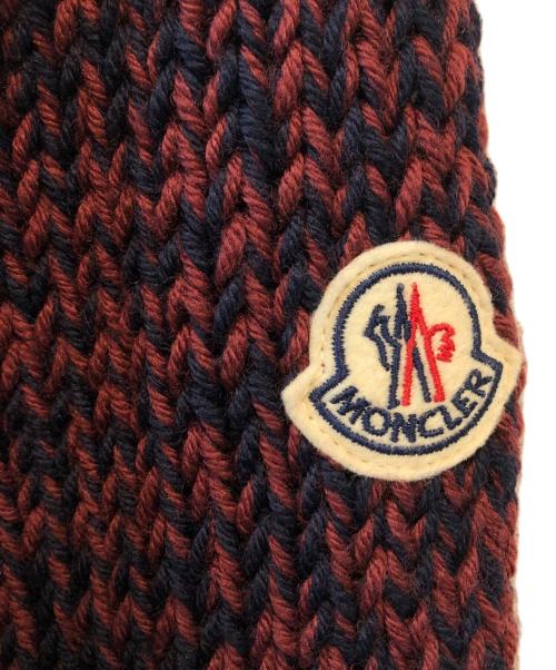 MONCLER（モンクレール）MONCLER (モンクレール) ローゲージハイネックニット レッド サイズ:Lの古着・服飾アイテム