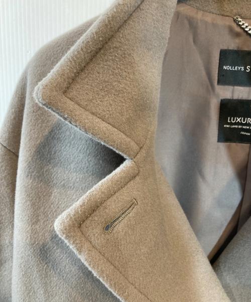 NOLLEY'S sophi（ノーリーズソフィー）NOLLEY'S sophi (ノーリーズソフィー) KIWI 2WAYチェスターコート ブラウン サイズ:３８の古着・服飾アイテム