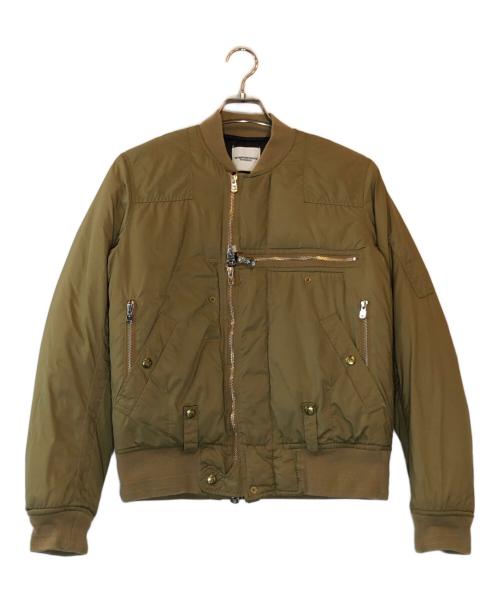 TAKAHIROMIYASHITA TheSoloIst.（タカヒロミヤシタ ザソロイスト）TAKAHIROMIYASHITA TheSoloIst. (タカヒロミヤシタ ザソロイスト) The Soloist flight jacket type 1 ベージュ サイズ:46の古着・服飾アイテム