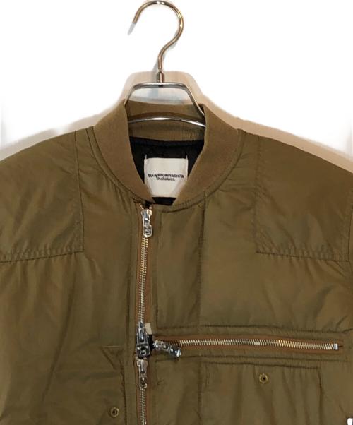 TAKAHIROMIYASHITA TheSoloIst.（タカヒロミヤシタ ザソロイスト）TAKAHIROMIYASHITA TheSoloIst. (タカヒロミヤシタ ザソロイスト) The Soloist flight jacket type 1 ベージュ サイズ:46の古着・服飾アイテム