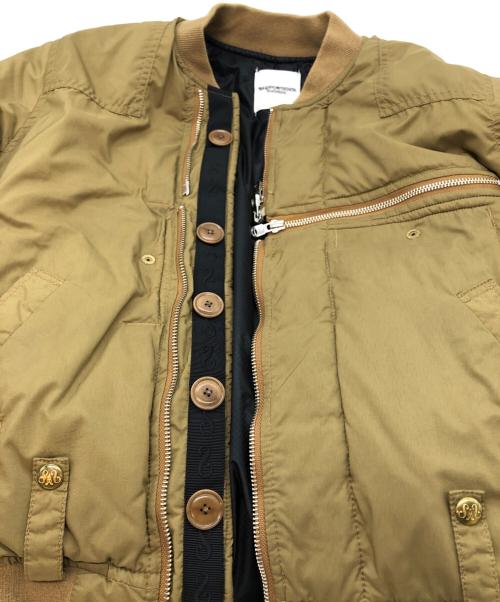 TAKAHIROMIYASHITA TheSoloIst.（タカヒロミヤシタ ザソロイスト）TAKAHIROMIYASHITA TheSoloIst. (タカヒロミヤシタ ザソロイスト) The Soloist flight jacket type 1 ベージュ サイズ:46の古着・服飾アイテム