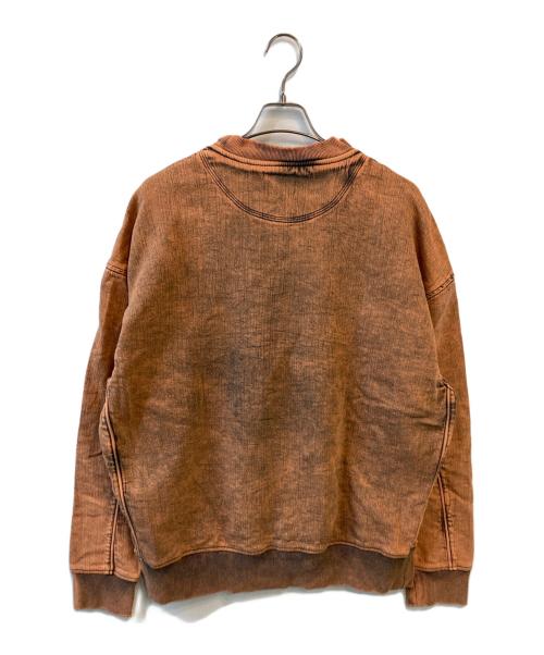 DIESEL（ディーゼル）DIESEL (ディーゼル) D-KRIB-NE スウェット オレンジ サイズ:Lの古着・服飾アイテム