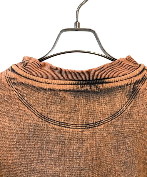 DIESEL（ディーゼル）DIESEL (ディーゼル) D-KRIB-NE スウェット オレンジ サイズ:Lの古着・服飾アイテム