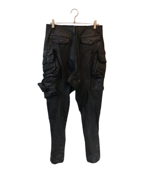 JULIUS（ユリウス）JULIUS (ユリウス) ガスマスクカーゴパンツTROUSERS FOR MALE jud5 ブラック サイズ:１の古着・服飾アイテム