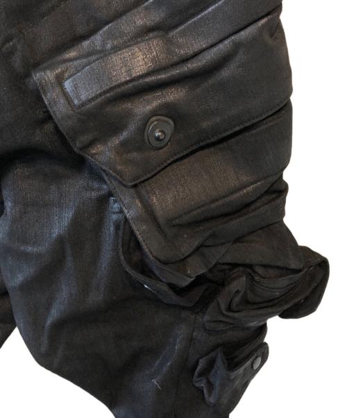 JULIUS（ユリウス）JULIUS (ユリウス) ガスマスクカーゴパンツTROUSERS FOR MALE jud5 ブラック サイズ:１の古着・服飾アイテム