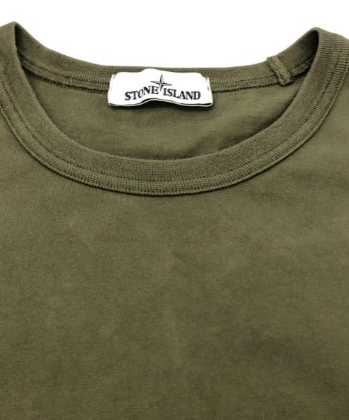 STONE ISLAND（ストーンアイランド）STONE ISLAND (ストーンアイランド) クルーネックスウェット オリーブ サイズ:Lの古着・服飾アイテム