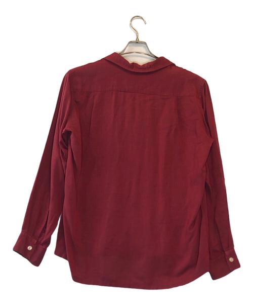 ARROW（アロー）ARROW (アロー) 開襟シャツ レッド サイズ:MEDIUMの古着・服飾アイテム