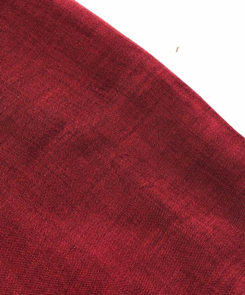 ARROW（アロー）ARROW (アロー) 開襟シャツ レッド サイズ:MEDIUMの古着・服飾アイテム