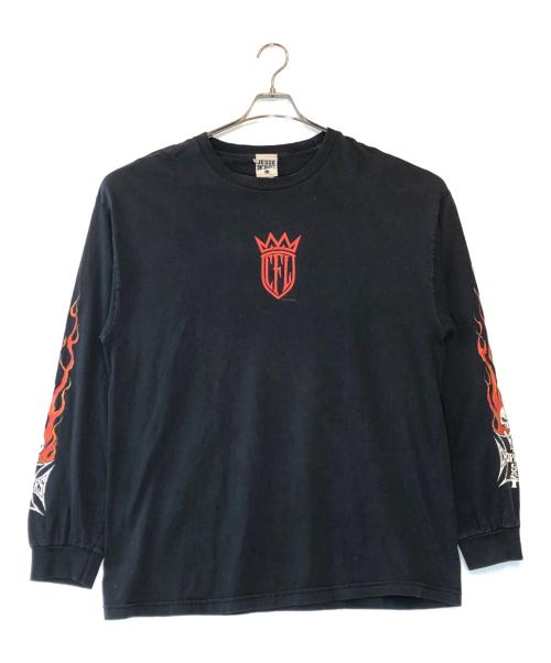 westcoastchoppers（ウエスト・コースト・チョッパーズ）westcoastchoppers (ウエスト・コースト・チョッパーズ) 2003 Front Emblem Flame L/S Tee ブラック サイズ:XLの古着・服飾アイテム