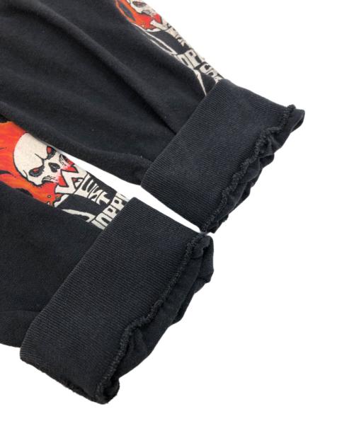 westcoastchoppers（ウエスト・コースト・チョッパーズ）westcoastchoppers (ウエスト・コースト・チョッパーズ) 2003 Front Emblem Flame L/S Tee ブラック サイズ:XLの古着・服飾アイテム